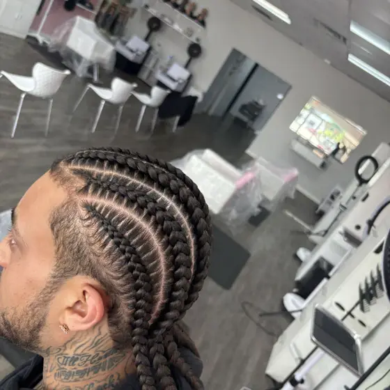 Stitch Braids to the back up to 6 braided by Tiffany Joy