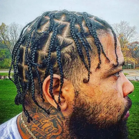 Singles no weave (medium) braided by Tiffany Joy