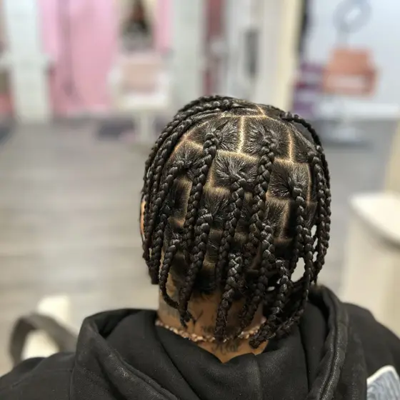Singles no weave (medium) braided by Tiffany Joy