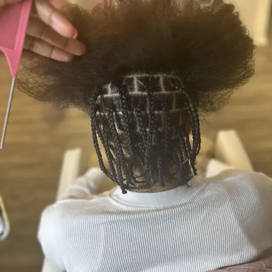 Singles no weave (medium) braided by Tiffany Joy