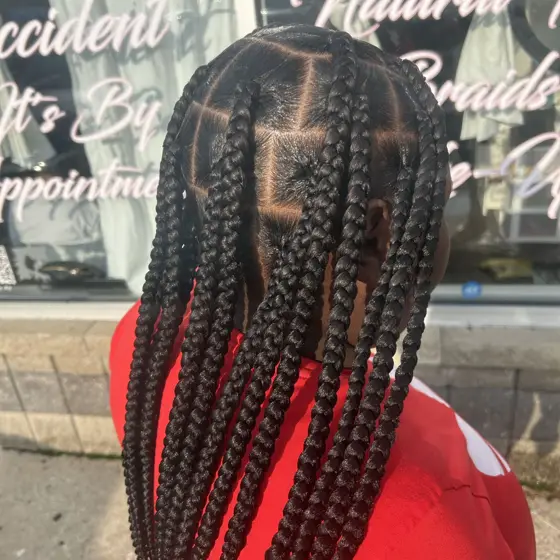 Jumbo knotless braided by Tiffany Joy