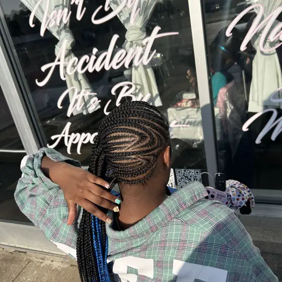 Small Lemonade braids braided by Tiffany Joy